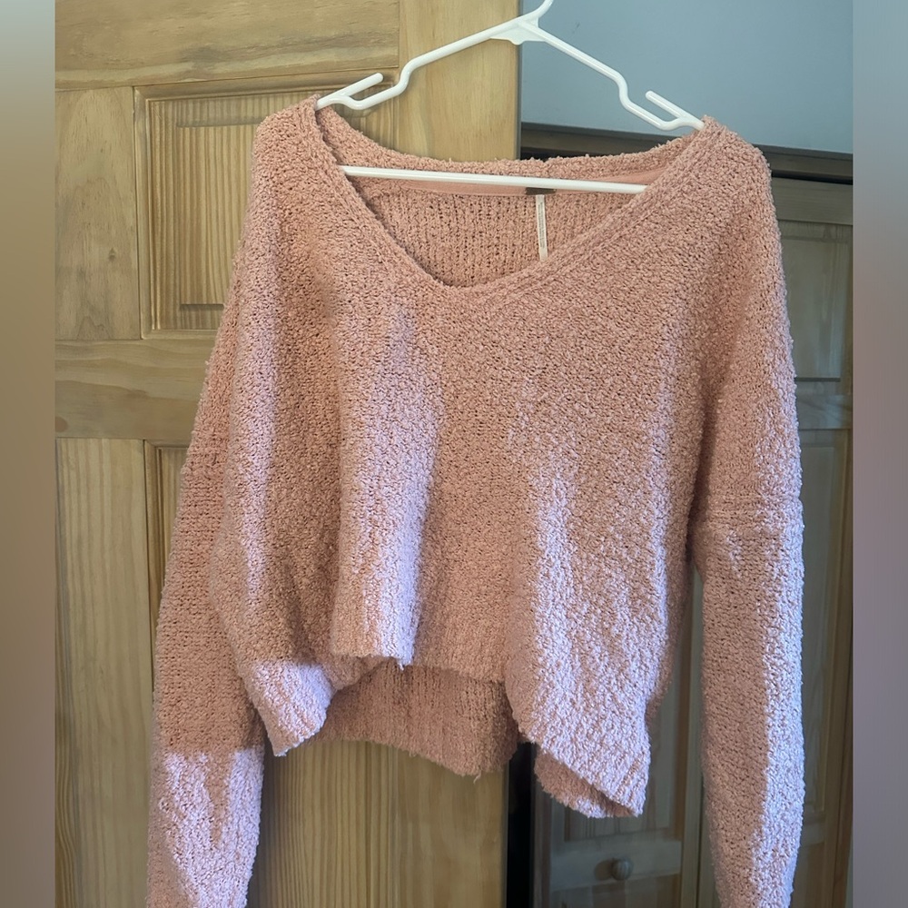Free people cropped sweater